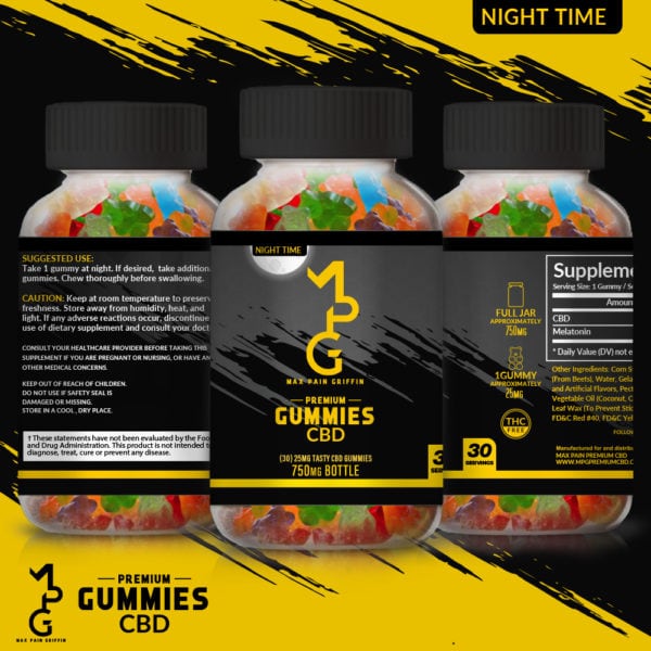 max pain griffin cbd gummies night time